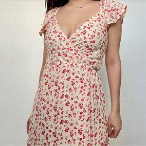 Altar'd State Floral Midi Dress